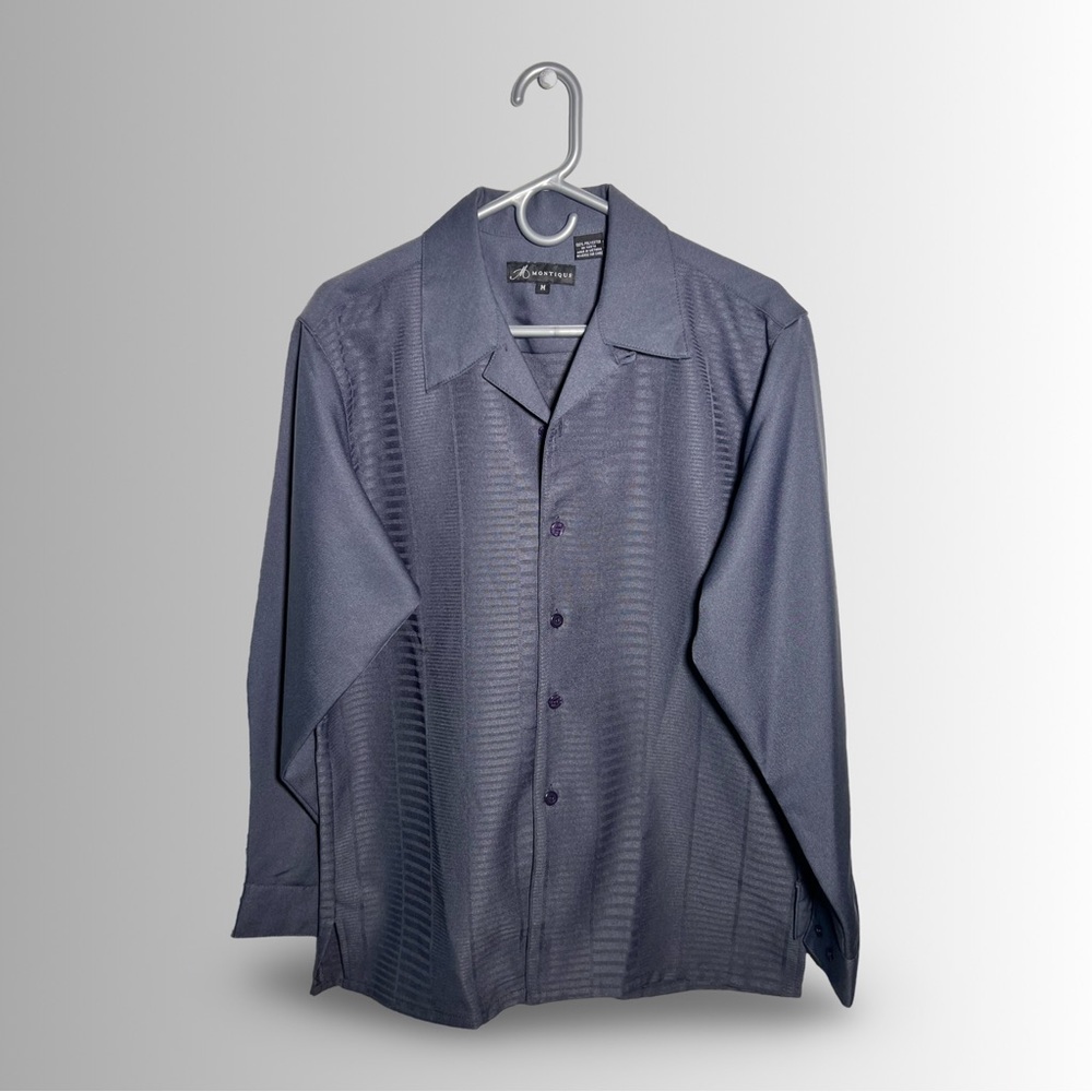 Montique From Suits and More Walking Suit, 2 Piece, Long Sleeve Button Down, Md - Picture 4 of 16